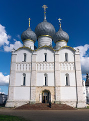 Fototapeta na wymiar view of the Assumption Cathedral, Rostov