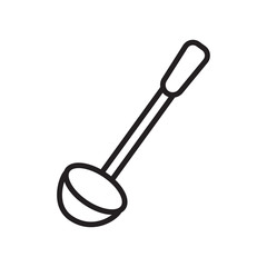 ladle icon collection, trendy style