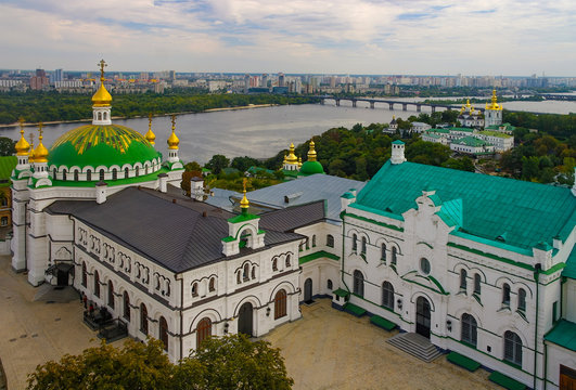 Refectory Church, architectural complex on Distant Caves in Kyiv Pechersk Lavra monastery, Kyiv, Ukraine