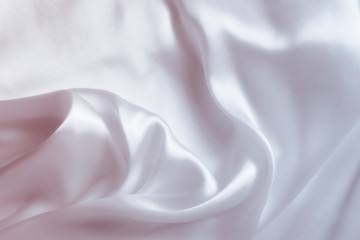 Elegant satin silk background, close-up