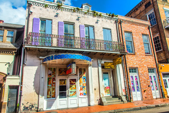 historic building in the French Quarter in New Orleans
