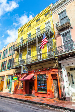 historic building in the French Quarter in New Orleans