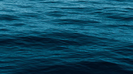 surface of deep blue water ,ocean and sea