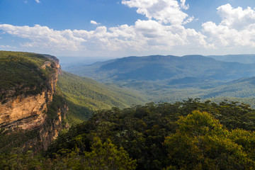 Fototapeta na wymiar Blue Mountains Australia Panorama