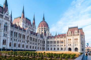 Fototapeta premium Hungarian Parliament building in the capital Budapest