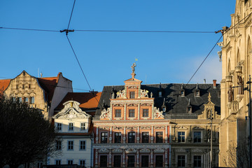 Town houses in Erfurt, Germany