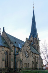 Obraz premium Redeemer Church from 1895 in Othfresen, Germany