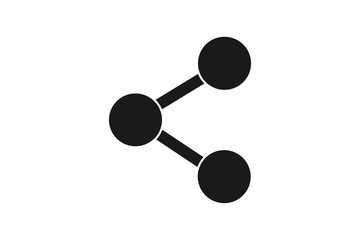 Connection icon, share icon vector illustration