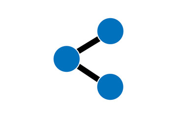 Connection icon, share icon vector illustration