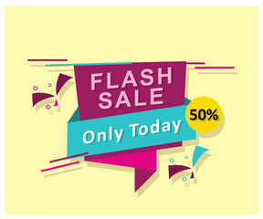 Mega sale banner template design,modern background .Vector illustration