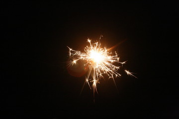 Obraz premium sparkler on black background
