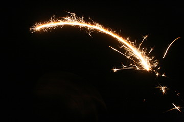 fireworks in the sky