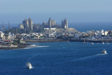 Concrete plant, Arguineguín de Gran Canaria, Canary Islands, Spain 