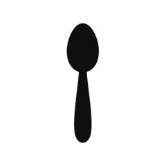 Fork knife spoon graphic symbols. Vector cutlery icons, isolated utensil image or tableware black silhouettes