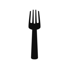 Fork knife spoon graphic symbols. Vector cutlery icons, isolated utensil image or tableware black silhouettes