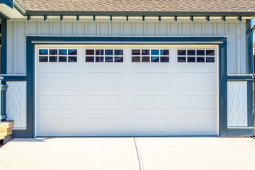 Garage door in Vancouver, Canada.