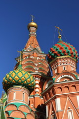 Fototapeta na wymiar Domes of St. Basil's Cathedral