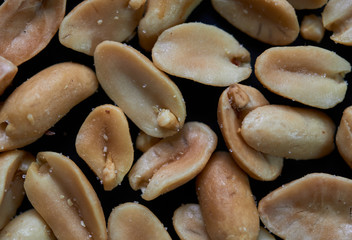 Background of the salted peanut