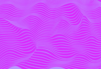 Obraz premium pink background with wavy lines