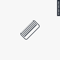 Comb, linear style sign for mobile concept and web design