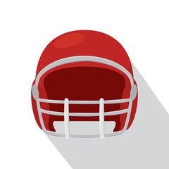 Isolated american football helmet