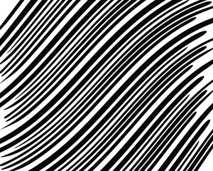  Abstract background with optical illusion wave. Black and white horizontal lines with wavy distortion effect for prints, web pages, template, posters, monochrome backgrounds and pattern