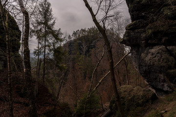 Blick in die Sächsische Schweiz 