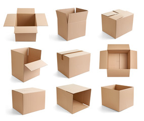 box package delivery cardboard carton
