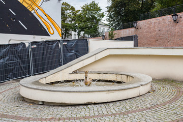 Corner of the Golden Duck (Zakątek Złotej Kaczki) in Warsaw, Poland © SylwiaMoz