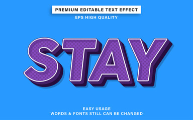 stay text effect