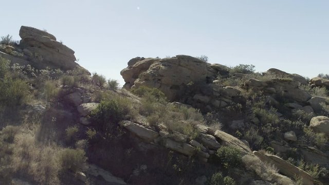 Rocky Peak in Simi Valley, aerial