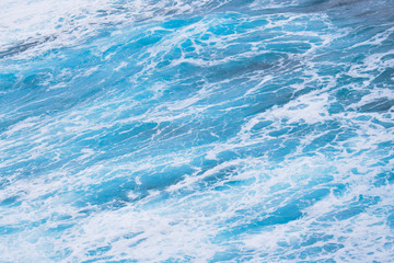 Marble water background, sea wave texture