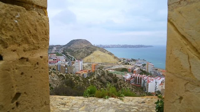 Beautiful views of the Alicante. Costa Blanca. HD