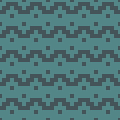 Chakana inca crosses seamless pattern. Ethnic embroidery print. Ornamental folk wallpaper. Native american ornament