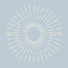 Coloful vintage sunburst vector eps 10