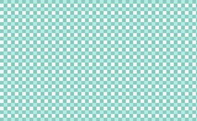 Green background with a graphic pattern of lines and stripes, texture of white squares and rectangles. Modern abstract design in bright colors, a template for a screensaver.