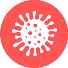 Bacteria, Microbes and Virus, sign and symbols in flat design health with elements for mobile concepts and web apps. Collection modern infographic logo and pictogram. Corona Virus Vector icon. 