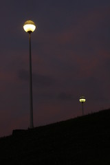 Lanterns in an urban environment