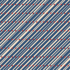 Obraz premium American stars and stripes pattern