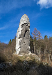 Rocks and castle of Ojcow National Park, Poland 2020
