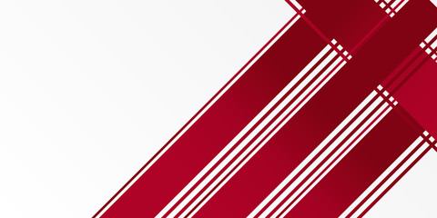 Red White Stripe Line Modern Absract Background for Presentation Design.