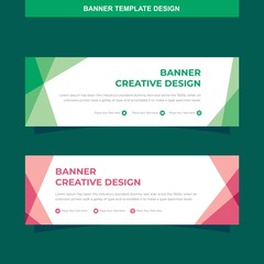 Banner Vector Template Background Modern Web Design Horizontal