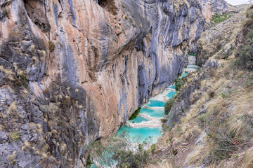 Millpu pools in Peru