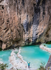 Millpu pools in Peru