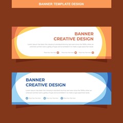 Banner Vector Template Background Modern Web Design Horizontal