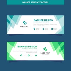 Banner Vector Template Background Modern Web Design Horizontal