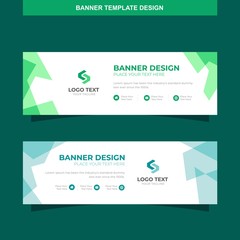 Banner Vector Template Background Modern Web Design Horizontal