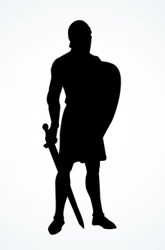 recommend clip art: Knight. Vector drawing