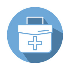 medicine drug kit block style icon