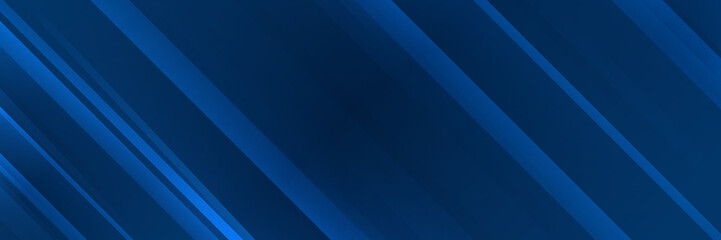 Dark blue background with abstract graphic elements for wide banner.